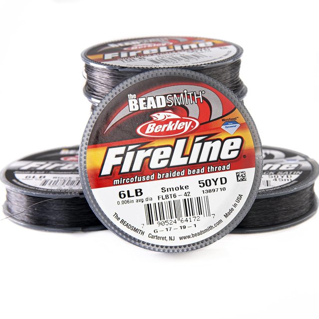 The Beadsmith Fireline by Berkley MicroFused Braided Thread 8lb
