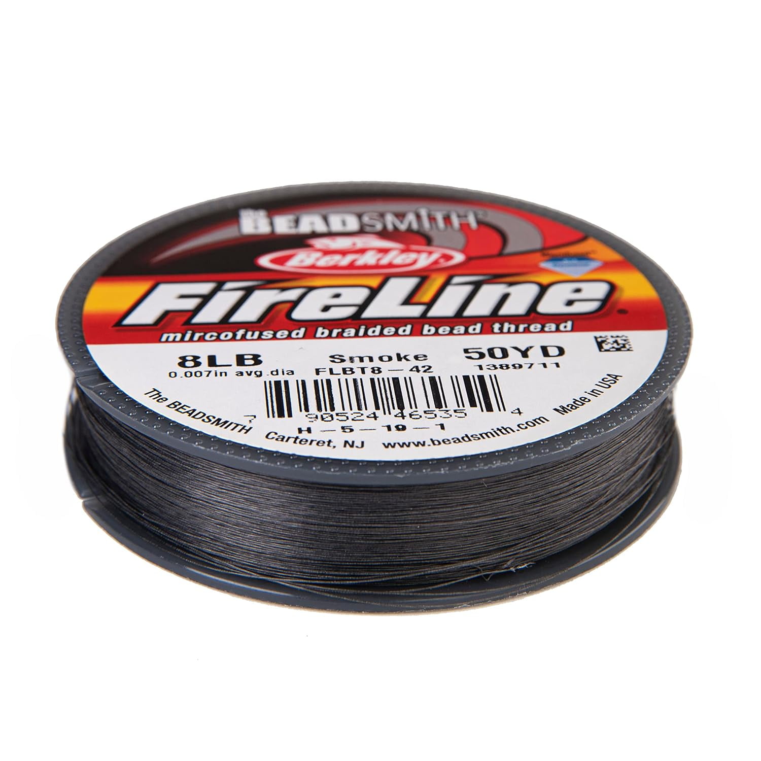 The Beadsmith Fireline by Berkley MicroFused Braided Thread 8lb