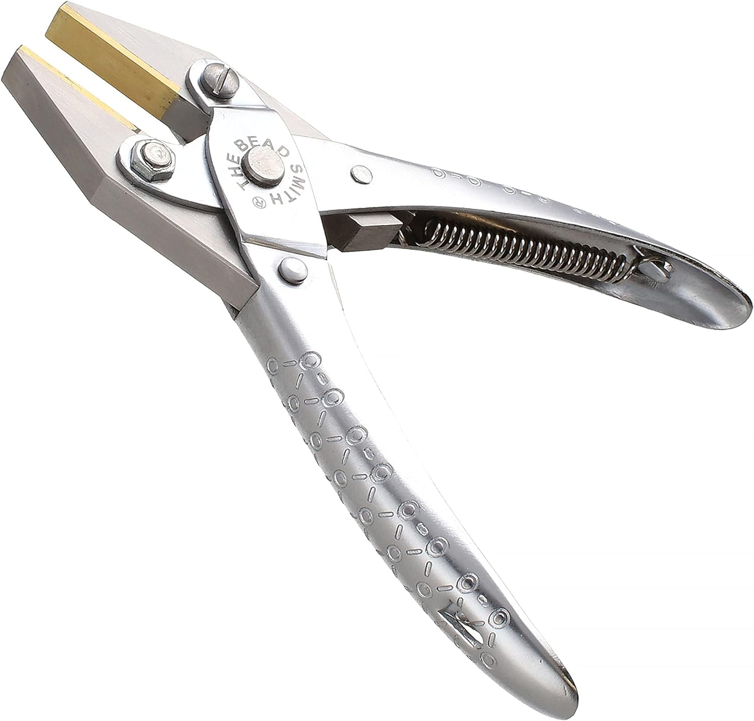The Beadsmith Flat Nose Parallel Plier - 5.5 inches (140mm), Steel tool for jewelry making, no spring