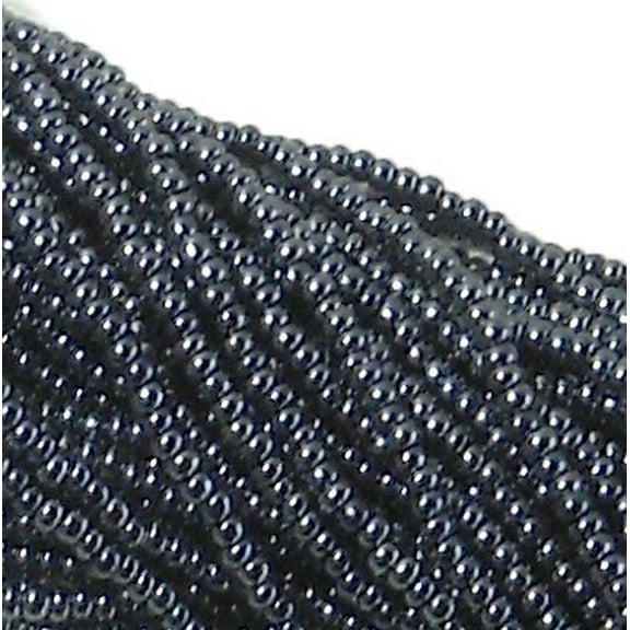 The Beadsmith Genuine Jablonex Preciosa Czech Glass Seed Beads 11/0 Gun Metal - Mini Hanks
