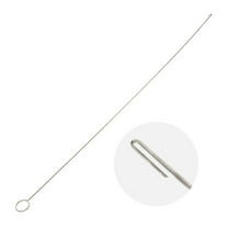 The Beadsmith Hook Eye Needle – Basic Elements – 6.75” Long Extra Fine Bead Stringing Tool, Quickly and Efficiently Load Beads onto Cord