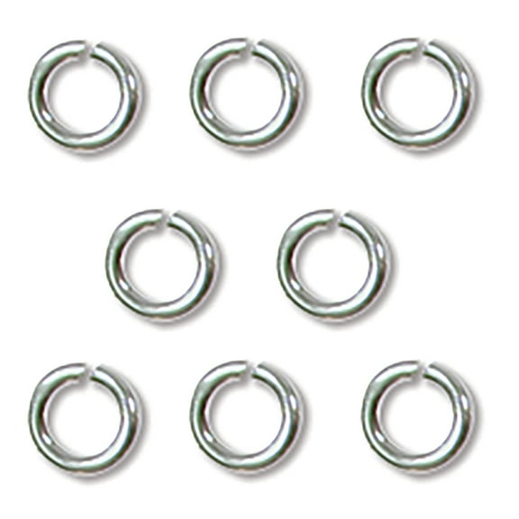 The Beadsmith JumpLocks, 4mm, 20 Gauge, Sterling Silver Jump Rings for Jewelry Making