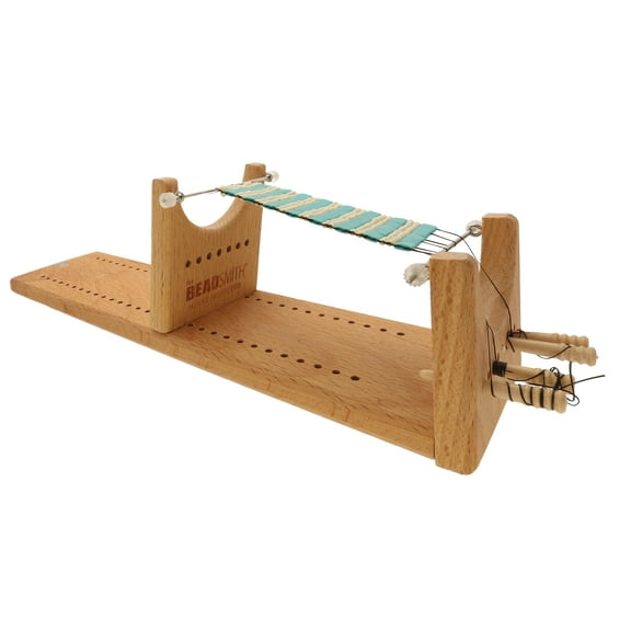 The Beadsmith Little Ricky Beading Loom Kit, Compact Two-Warp Design for Necklaces and Bracelets