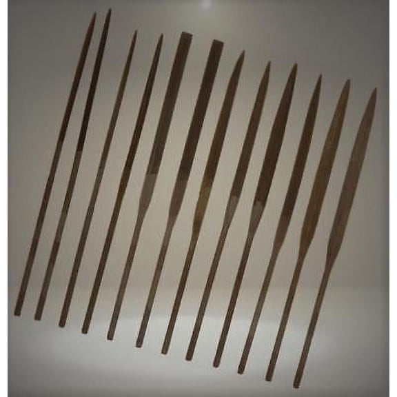 The Beadsmith Metal Needle Files, Wire Wrapping, Set of 12, Bronze