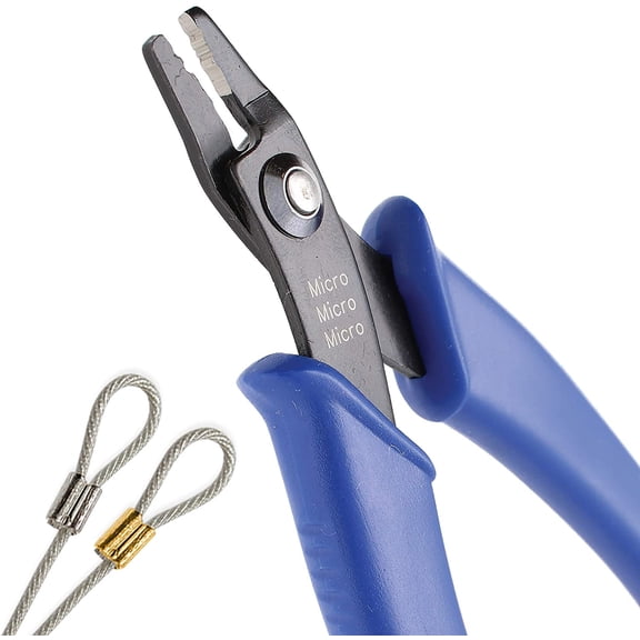 The Beadsmith Micro Crimping Pliers - 5 inches long (127mm)