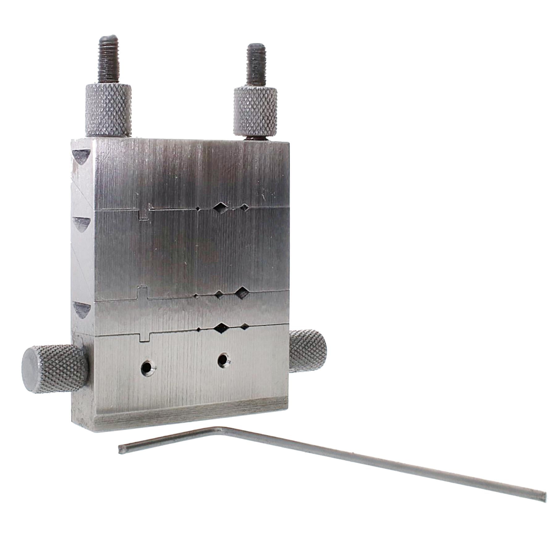 The Beadsmith Miter Cutting Vise Jig Swiss Style, Made of Steel, 3” x