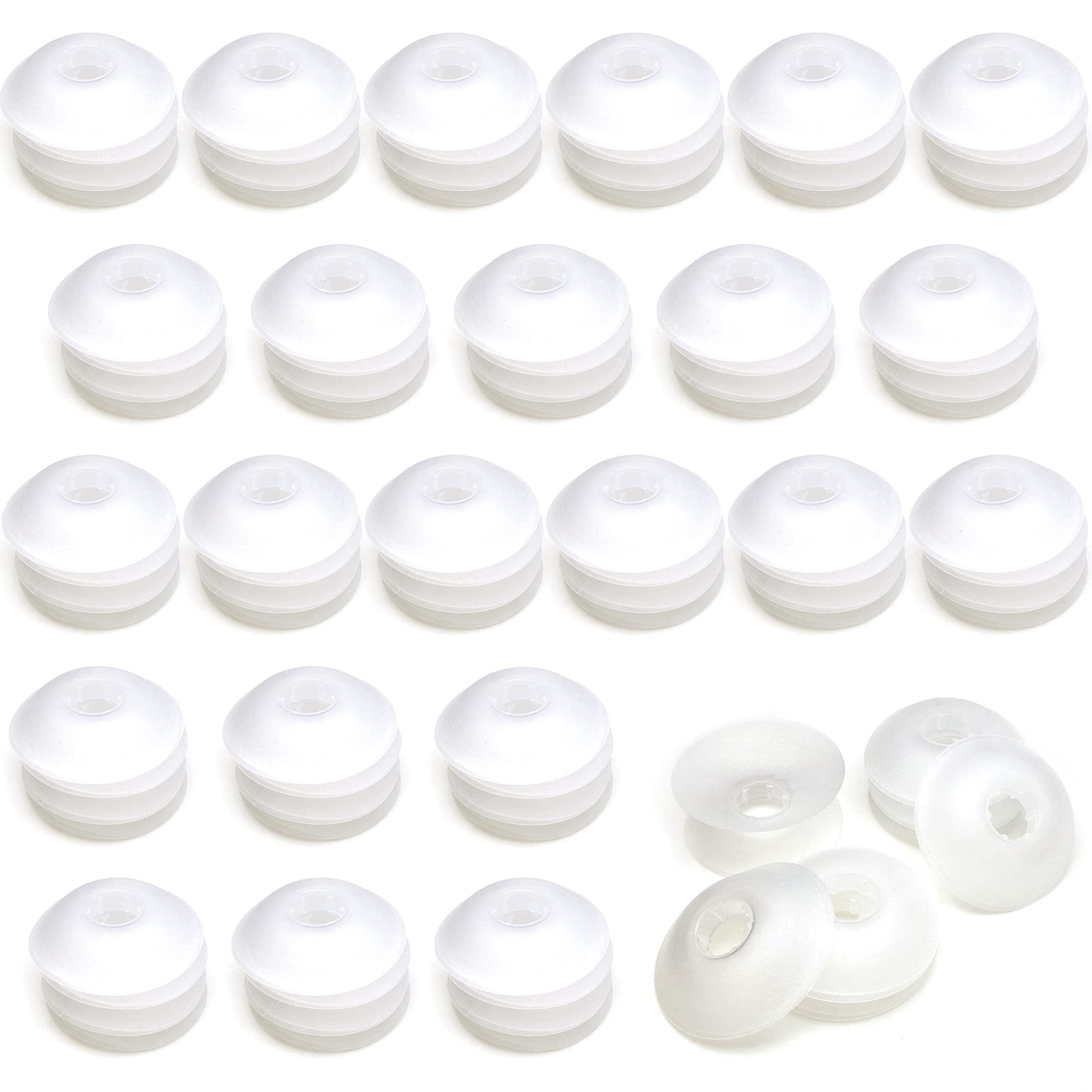 The Beadsmith No-Tangle Thread Bobbins, String Organizer, Ideal for Kumihimo or Cord Management (2 1/2 Inches, Set of 50)