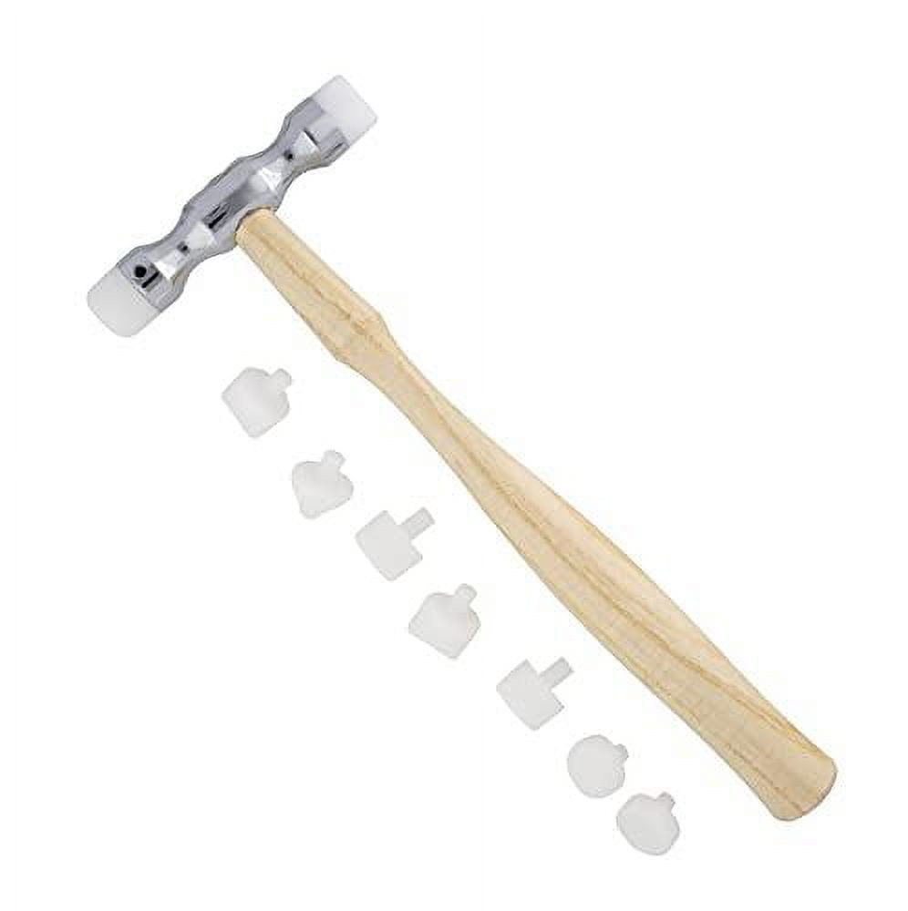 The Beadsmith NylonTipped Forming Hammer Includes Allen Wrench & 9 Interchangeable Heads 9.