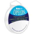 thumbnail image 1 of The Beadsmith Opelon Stretch Cord – Elastic Beading Fiber, White, 0.4 mm, 25 m (82 ft) Spool, 1 of 8