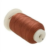 The Beadsmith Pure Silk Cord - Brown Color - Size E (0.325mm/0.0128?) - 200 Yards (600ft), 1/2-Ounce Spool - for Knotting Pearls, Gemstones, Crystals and Beads