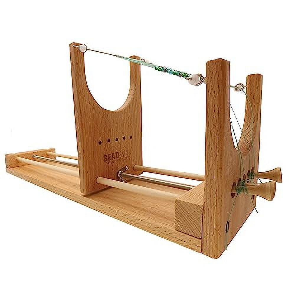 The Beadsmith Rick's Beading Loom, 13.5 x 3.75 x 4.5 inches, Wooden