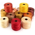 thumbnail image 1 of The Beadsmith S-Lon Bead Cord – .5 mm Nylon Cord, 12-Pack, Fall Mix, TEX210, 77 Yards, 1 of 8