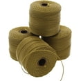 thumbnail image 1 of The Beadsmith S-Lon Bead Cord – .5 mm Twisted Nylon Cord, 4 Spools, Golden Olive Color, TEX210, 77 Yards, 1 of 6