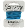 thumbnail image 1 of The Beadsmith Soutache Braided Cord 3mm Wide - Peacock Blue (3 Yards), 1 of 1