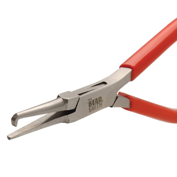 The Beadsmith Split Ring Pliers - Easily Opens Split Rings to Attach Findings, 5 Inches (127 mm), Use with Any Size