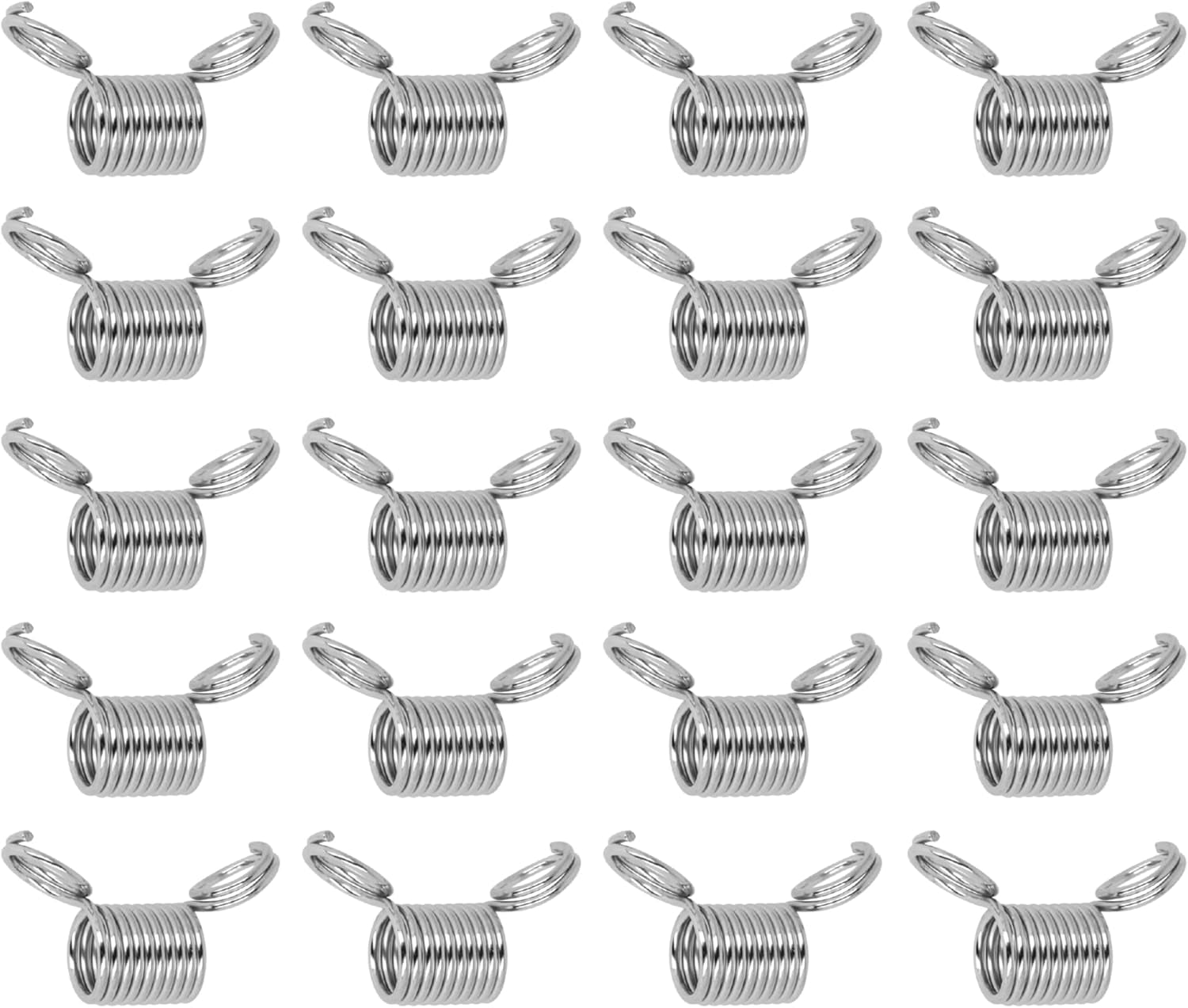 Spring Bead Fastener The Beadsmith SpringEEZ Bead Clamps – 20 Small Size Spring Clips ...