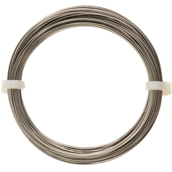 The Beadsmith Stainless Steel Wire – 316L Grade, Tarnish Resistant, Round Shape, 26-gauge, 15-Meter Coil – For Jewelry Making, Sculptures, Models, Gardening, Electrical & Industrial Crafts & Hobbies