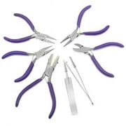 The Beadsmith Tiny Mini Jewelry Tool Kit - 7 Pc Set w/ Case