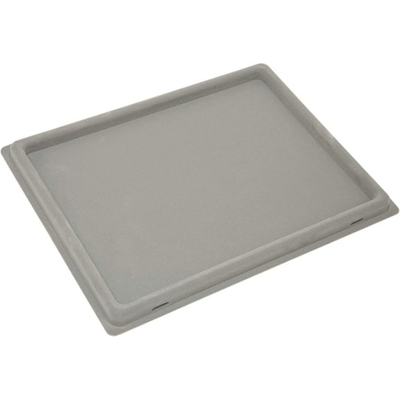 The Beadsmith Treasure Mat Tray, 12.5 x 9.25 inches, Bead Board, Grey Flocked, with Cover, Design Boards for Jewelry Making