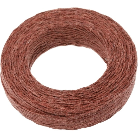 The Beadsmith Waxed Linen Cord - 4-Ply Beading Cord, Brown Color, 25 Yds, 0.7 mm in Diameter