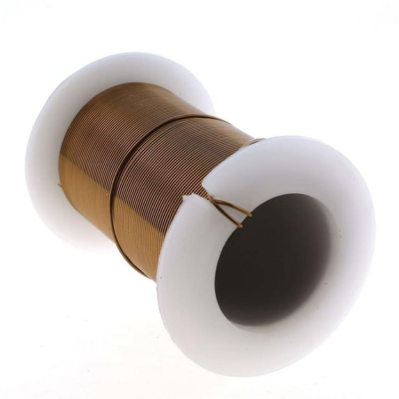 The Beadsmith Wire Elements 24-Gauge Lacquered Tarnish-Resistant Copper Wire for Jewelry Making, 30 Yard, 27.43 Meter Spool (Vintage Bronze Color)