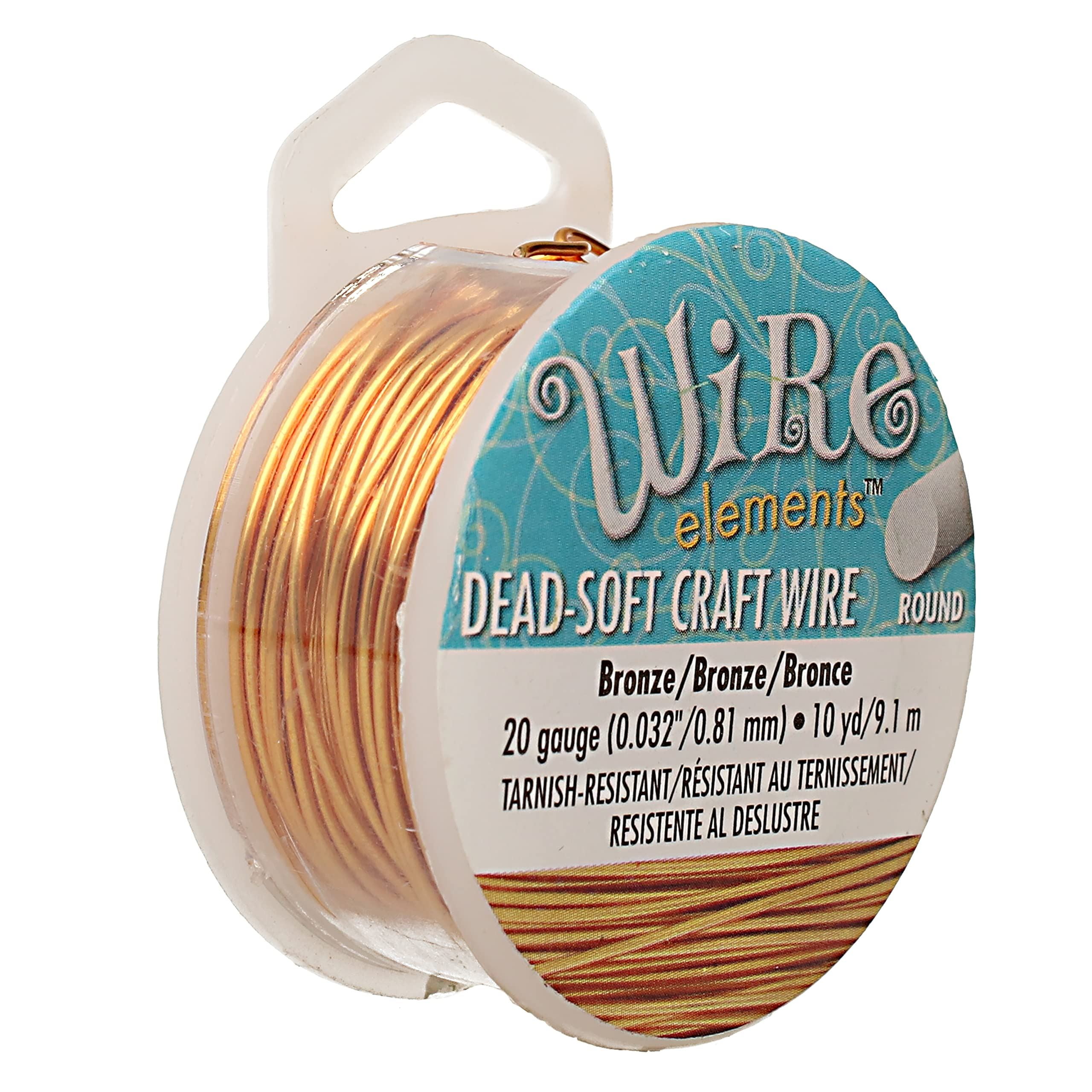 bare gold brass wire, jewelry wire, bead smith, 20 gauge, antique gold,  wire, craft wire, non