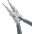 thumbnail image 1 of The Beadsmith Wire Looping Pliers – Create 6 Sizes (Ranging 2-9mm) of Loops & Jump Rings, 5.5" long (140mm), Polished Steel Head & PVC Comfort Handle, 1 of 8