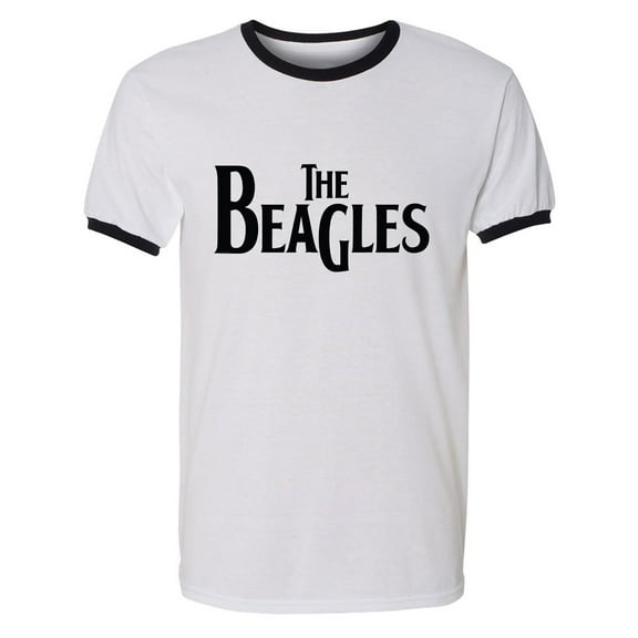 The Beagles Adult Short Sleeve Ringer T-shirt