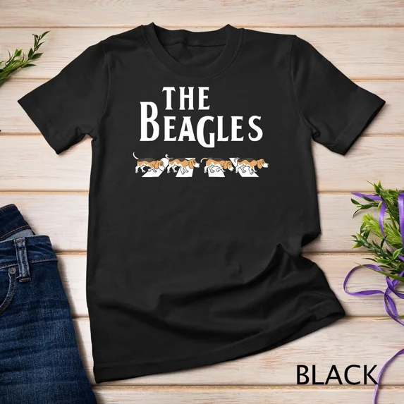 The Beagles Funny Beagle Owner Gift Dog Music Lover Unisex T-Shirt up to size 5XL