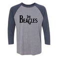 thumbnail image 1 of The Beagles Unisex 3/4 Sleeve Baseball Raglan Tee, 1 of 2