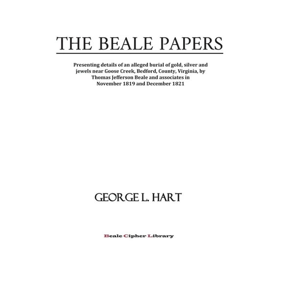 The Beale Papers (Paperback)