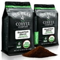 thumbnail image 1 of The Bean Organic Coffee Company Breakfast Blend, Medium Dark Roast, Ground Coffee, 16-Ounce Bags (Pack of 2), 1 of 10