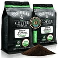 thumbnail image 1 of The Bean Organic Coffee Company Water Processed DECAF IL Chicco (Traditional Italian Roast), Dark Roast, Ground Coffee, 16-Ounce Bags (Pack of 2), 1 of 10