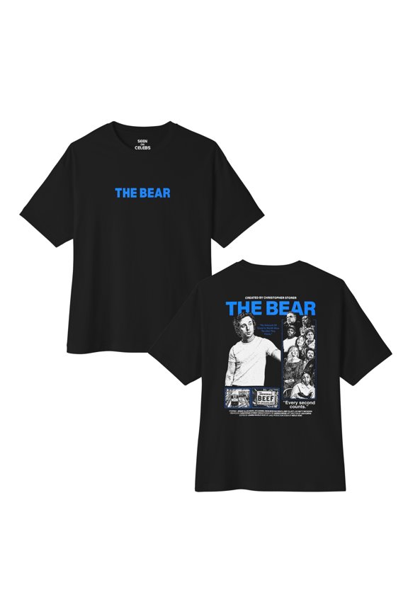 The Bear TV Show | Full Cast Chicago - Every Second Counts T-shirt | TV/Movie 2024 Viral Tee | 4 Colors - Unisex