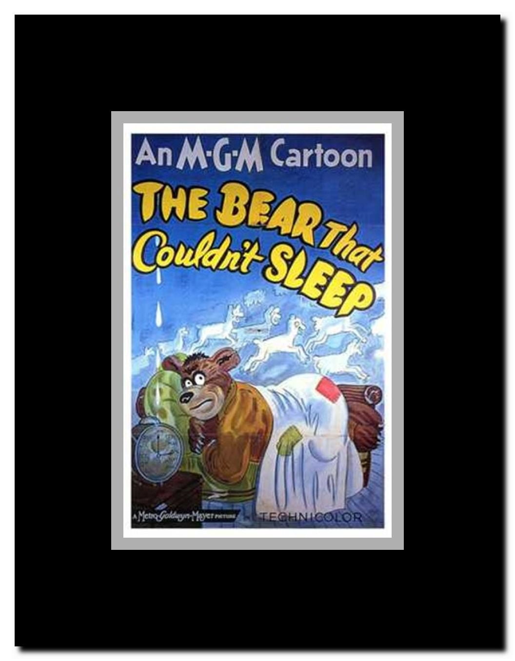 The Bear That Couldn't Sleep Framed Movie Poster
