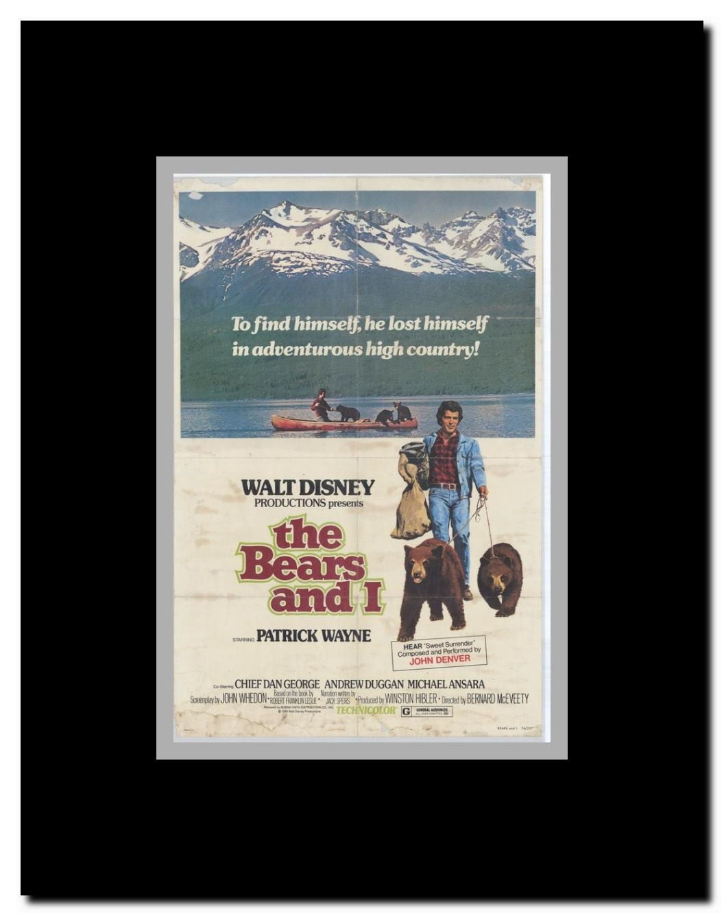 The Bears & I Framed Movie Poster