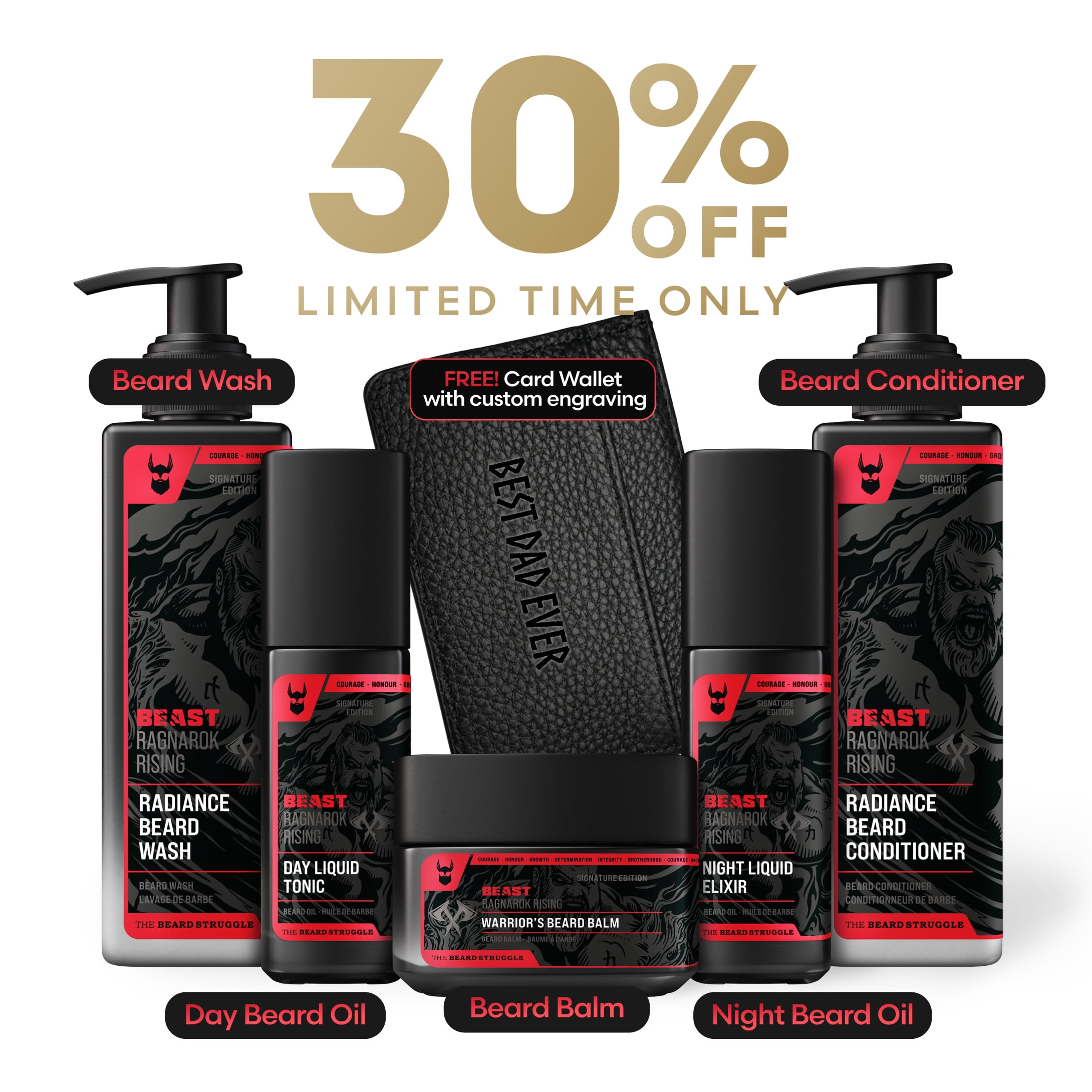 The Beast Beard Kit by Beard Struggle - Ragnarok Rising, Signature ...