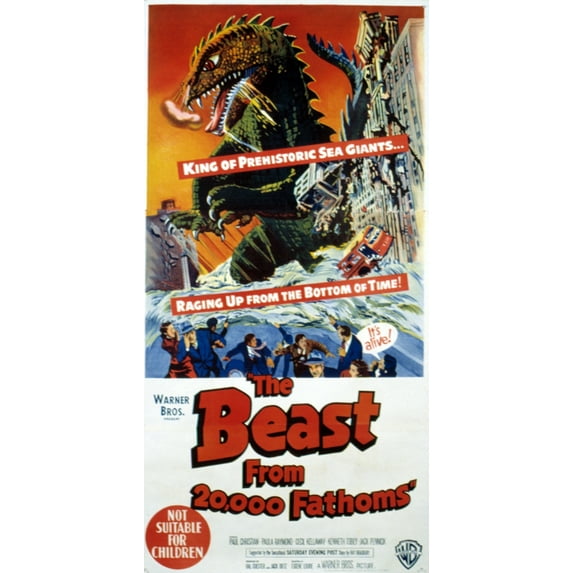 The Beast From 20000 Fathoms 1953 Movie Poster Masterprint (24 x 36)