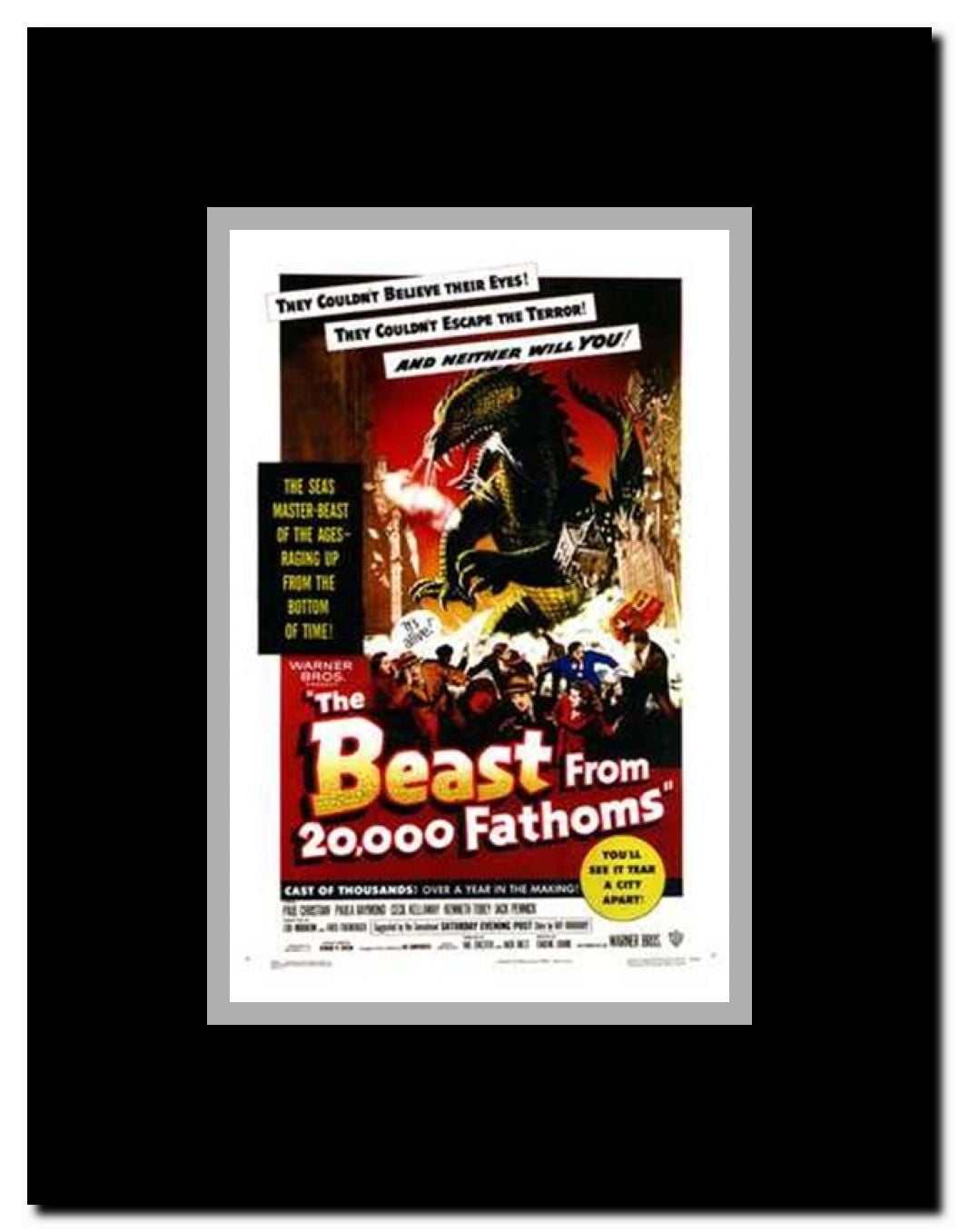 The Beast from 20 000 Fathoms Framed Movie Poster