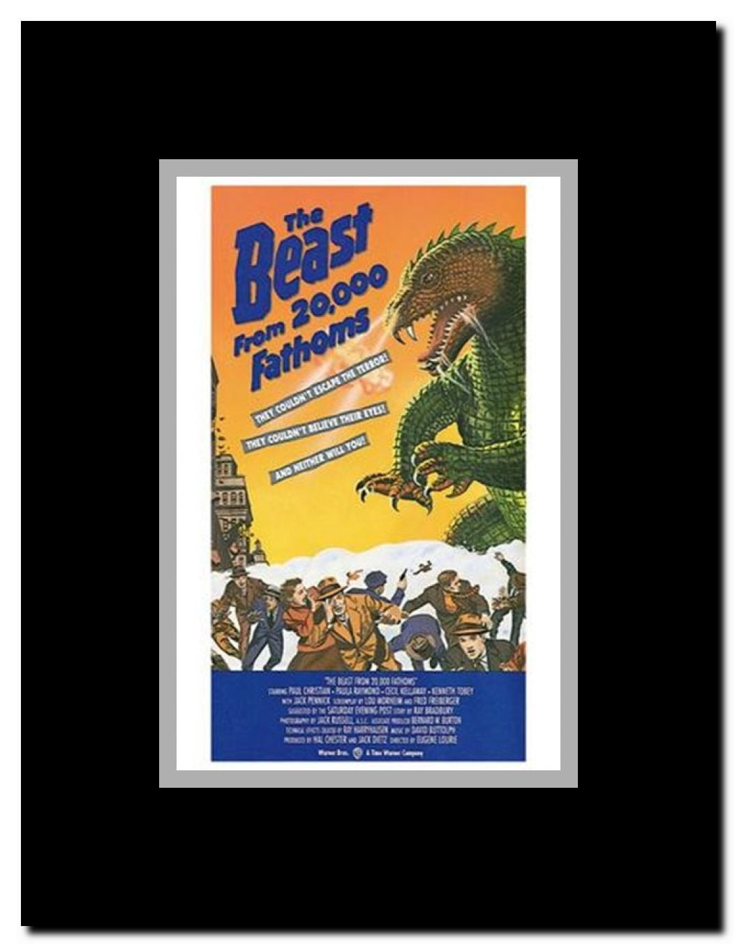 The Beast from 20 000 Fathoms Framed Movie Poster