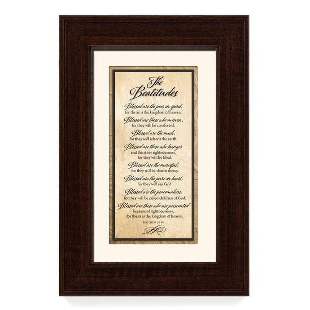 The Beatitudes Traditions Framed Art - Walmart.com