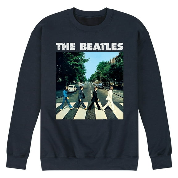 The Beatles - Abbey Road Album Art - Men's Crew Fleece Sweatshirt