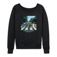 thumbnail image 1 of The Beatles - Abbey Road Classic Blue Letters - Women's Lightweight French Terry Long Sleeve Shirt, 1 of 6