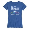 thumbnail image 1 of The Beatles - Abbey Road Colors - Women's Short Sleeve Graphic T-Shirt, 1 of 6