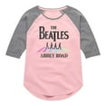 thumbnail image 1 of The Beatles - Abbey Road - Girls Toddler And Youth Raglan, 1 of 5