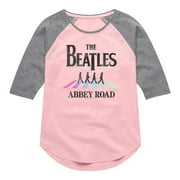 THE BEATLES - Abbey Road - Girls Toddler And Youth Raglan