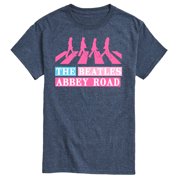 The Beatles Abbey Road Print Pure Cotton T-Shirt in Black - Groceries
