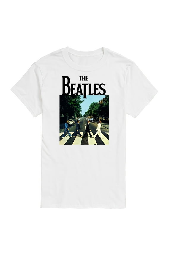 - Abbey Road Poster - Men's Short Sleeve Graphic T-Shirt