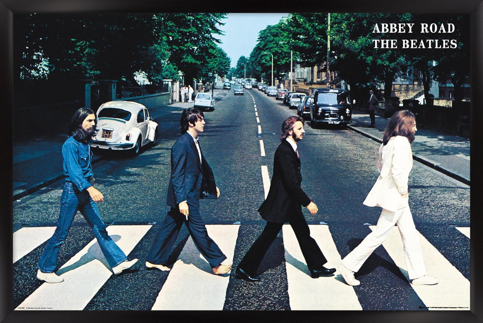 ABBey Road THE BEATLES ポスター Amazon.com: The Beatles - Music Poster (Abbey Road) (Size