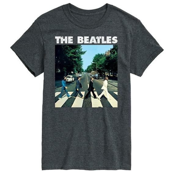 The Beatles - Abbey Road White Logo - Men's Short Sleeve Graphic T-Shirt